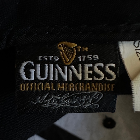 Guinness Dublin Black Hat Cap - Picture 4 of 12